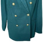 Jessica London Women’s Double Breasted Wool Blazer Coat Plus Size 20 Green Photo 2