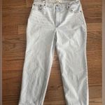 Abercrombie & Fitch Ankle Straight Ultra High Rise Distressed Jeans Size 33 / 16 Photo 4