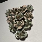 True Vintage Single Dress Clip Flowers Please Read Photo 9