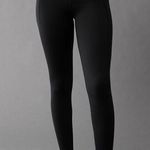 Aerie Offline Blue High-Waisted pocket Leggings Photo 0