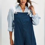 Free People  Retrospect Romper dark blue NWOT Photo 1
