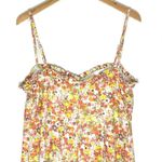 Hutch ANTHROPOLOGIE Women’s Sweetheart Yellow Flower Midi Dress XL Photo 7