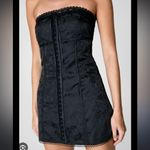 Nasty Gal  - Satin Jacquard Ribbon Trim Mini Dress Photo 3