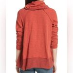 Free People FP Beach Top Cocoon Cowl Pullover Cowl Neck Long Sleeve Orange XS/S Photo 1