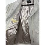 J.Crew Italian Stadium Cloth Coat Gray Nello Gori Wool Zip Funnel Neck 12/14 Photo 6