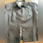 Field Manor Charcoal Gray Wool Suit (Coat and Skirt) Photo 4