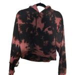 Aritzia  tna Red & Black Tie Dye Cozy AF Shrunken Hoodie Size XS. Photo 0