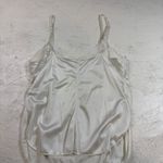 Vintage Kayser Ivory Lace Trim Nylon Full Slip Tank Top Camisole Made in USA 36 White Size undefined Photo 4