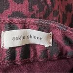 Sanctuary Social Standard by  Ankle Skinny Size 4 Wine & Black cougar pri… Photo 7