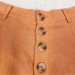 l*space L* Vista Peach High Waist Button Fly Shorts Boho‎ Light Academia Size Small Photo 5