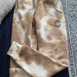 XS Sweatpants Tie Dye Beige Tan Photo 0