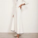 Mint Velvet White Contrast Hem Skirt Size M Photo 3