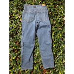 American Eagle Super High Rise Baggy Straight Jean Size 6 Blue Photo 1