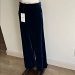 Theory  Women's Velvet Relax Straight Pant, Blueberry, Size 16, NWT Photo 4