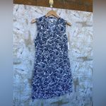 MAHI GOLD Sleeveless Tunic Dress Secret Garden in Monomoy size small Blue Photo 3