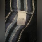 J Jill Cardigan Womens Size Large L Blue Striped Linen Blend Sweater NWT Photo 5