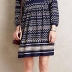 Anthropologie  Holding Horses‎ Farica chevron dress Size Medium Photo 0