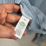 Aerie  Light Blue Oversized Hoodie Ribbed Cuffs Cozy Pullover Sweatshirt XL Photo 4