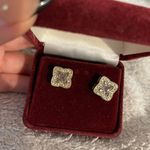 Diamond Clover Earrings Photo 1