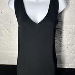 Vila Milano Tank Top Women Black Viscose V-Neck Sleeveless Comfort Pullover Photo 0