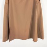 Vintage Uniform Wrap Skirt Solid Brown Deep Pockets Army Womens Soviet 1014 Size L Photo 5