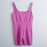 Halara Ribbed Athletic Pink Short Romper Gym Fit Photo 5