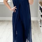 Trina Turk Caped Formal Jumpsuit Photo 3