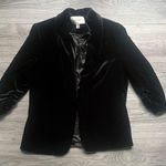 Autres Filles Velvet Velour Black Open Ruched 3/4 Sleeve Blazer Size M Size M Photo 0