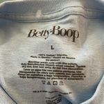 Betty Boop Graphic T-Shirt in Light Blue. P2P 23.5-26” Size LARGE Photo 3