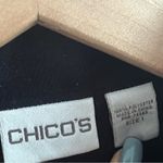 Chico's Chico’s Black Front Button Collar Shacket Jacket Casual Chico’s 1 Medium Photo 2