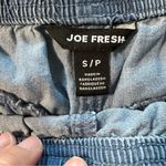 Joe Fresh  women's size small blue lightweight shorts with side pockets Photo 2
