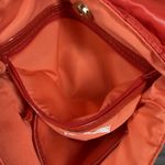 Chico's  Bag Red Orange Quilted Puffer Chain Crossbody Indie Sleek Boho Coquette Photo 9