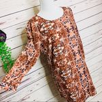 Mustard Seed Long Sleeve Casual Boho Shift Dress Size Medium Photo 1