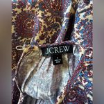 J.Crew Palermo Smocked-Waist Linen Mini Dress in Floral Bouquet, size Small Photo 5