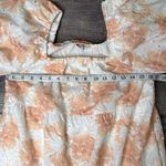 Polagram  Orange and White Floral Dress Photo 4