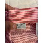 Las Olas Christmas Shirt Snowman Embroidered Striped Button Up Holiday M Photo 3