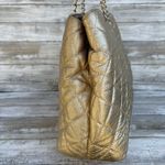 Kate Spade Purse Gold Coast Quilted Leather Metallic Shimmer Tote Large Glam Photo 2
