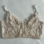 Windsor  Lace Pearl Corset Bra Top Size XS Photo 0