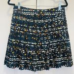 J.Crew Graphic Print Pleated Skirt - Women Size 4 - Multicolored Photo 0