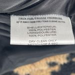 APPARIS Animal Print Leopard cheetah Faux Fur Fleece Teddy Jacket size xs Tan Photo 11