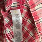 CURRENT/ELLIOT Linen Plaid Peplum Tank Top NEW Size 3 (Large) Red Photo 6