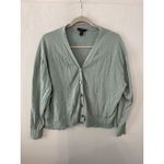 J.Crew Light Blue V Neck Button Front Cardigan Sweater Womens XL Photo 2
