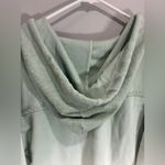 POL  Distressed Ombré Teal Hoodie Pullover Small Oversized Boho Bohemian Hippie M Photo 10