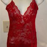 PINK - Victoria's Secret Red Lace Women's Victoria’s Secret Lace Small lingerie Teddy Nighty Photo 3