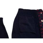 Collegiate Outfitters Vintage Womens 90s Gitano Sports Techna Navy Blue Cardigan Sweater XL Photo 4