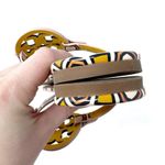 Tory Burch Yellow Pink Geometric Print Patent Leather Miller Sandals Size 8 Photo 7