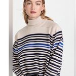 Rag and Bone NWT Ann Striped Cashmere Blend Turtleneck Sweater XXS Photo 1