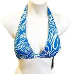 Milly NEW  Nikia Bikini Top sz S Lotus Print Photo 0