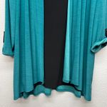 727 Trend Top Womens 2X Workwear Office Business Workwear Party Mature Stretch Blue Photo 3