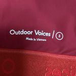 Outdoor Voices Red Scoop Neck Racerback Cutout Yoga Athletic Sports Bra Size S Photo 2